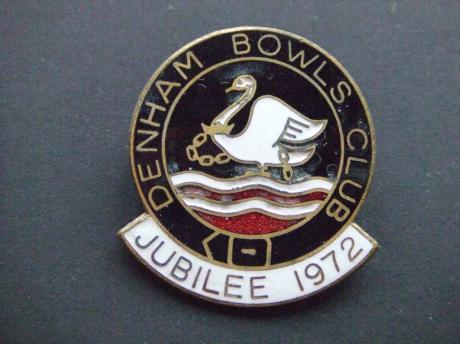 Bowls Club Denham  England Jubilee 1972